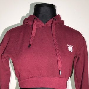 Charlotte Russe Brooklyn 98’ Cropped Hoodie